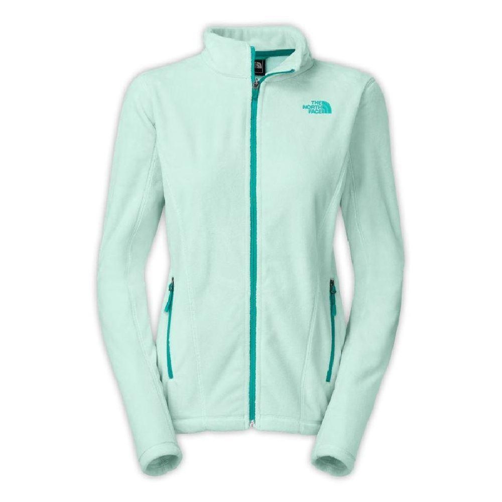 The North Face Women's Light Green Blue Fleece Zip Jacket